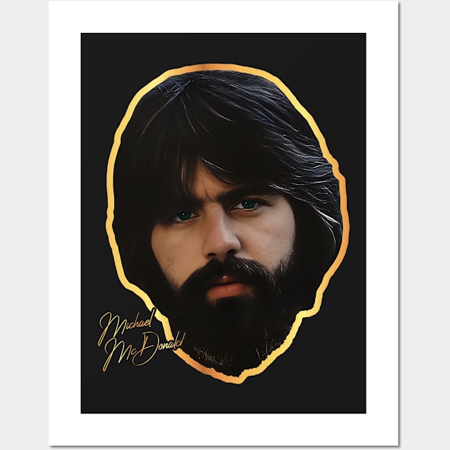 Michael McDonald Gold Wall Art by darklordpug